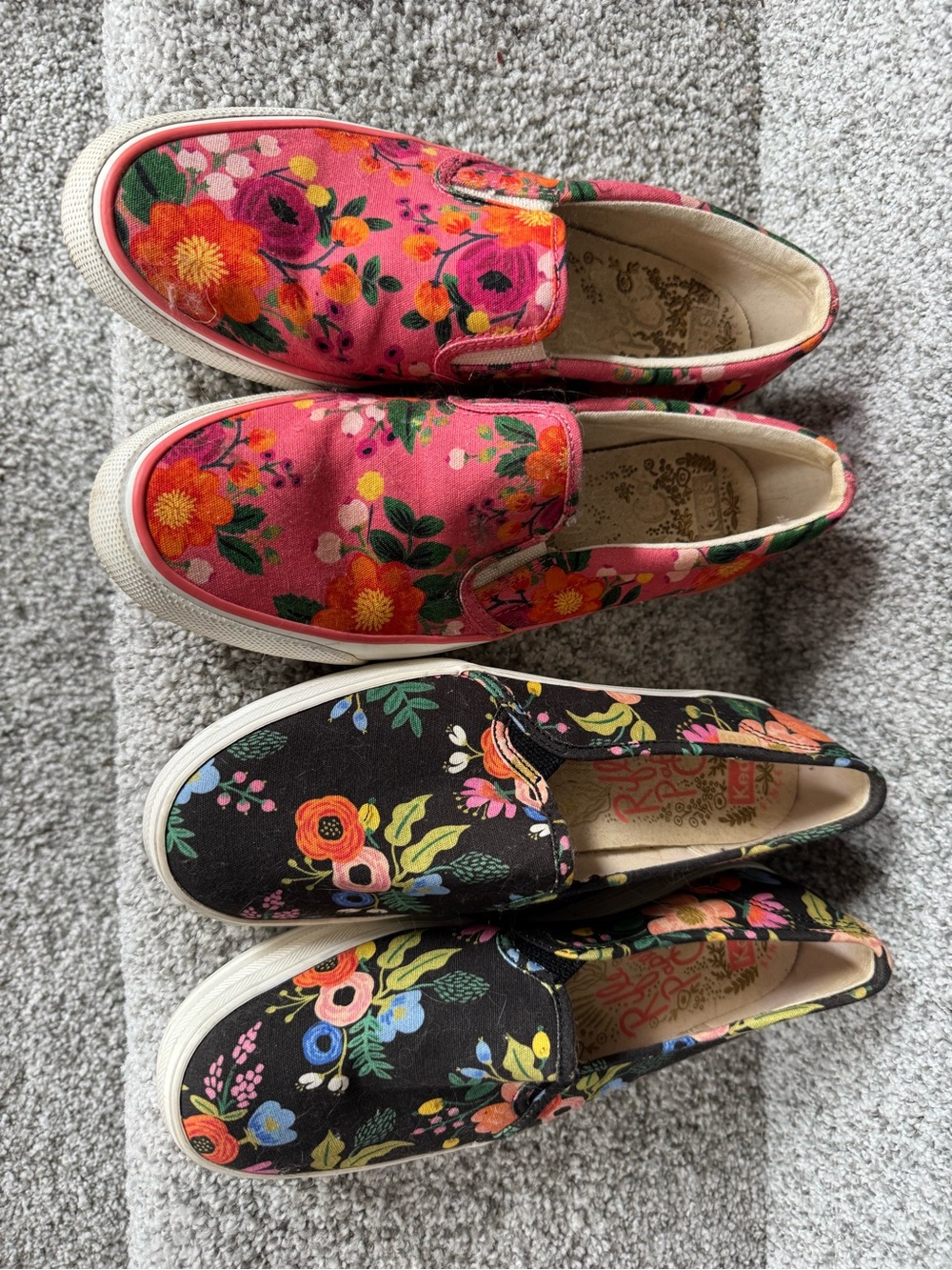 Keds x Rifle Paper Floral Slip-On
Sneakers 8.5 2 pairs
